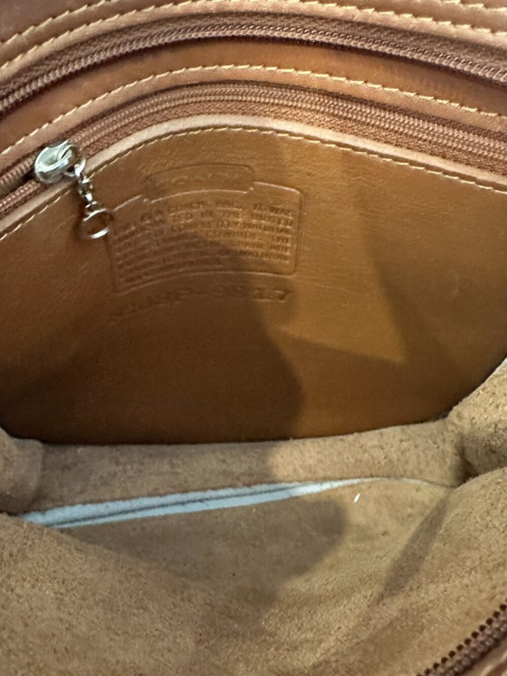 Leather Brown zip Camera Bag Shoulder Purse - Picture 14 of 16